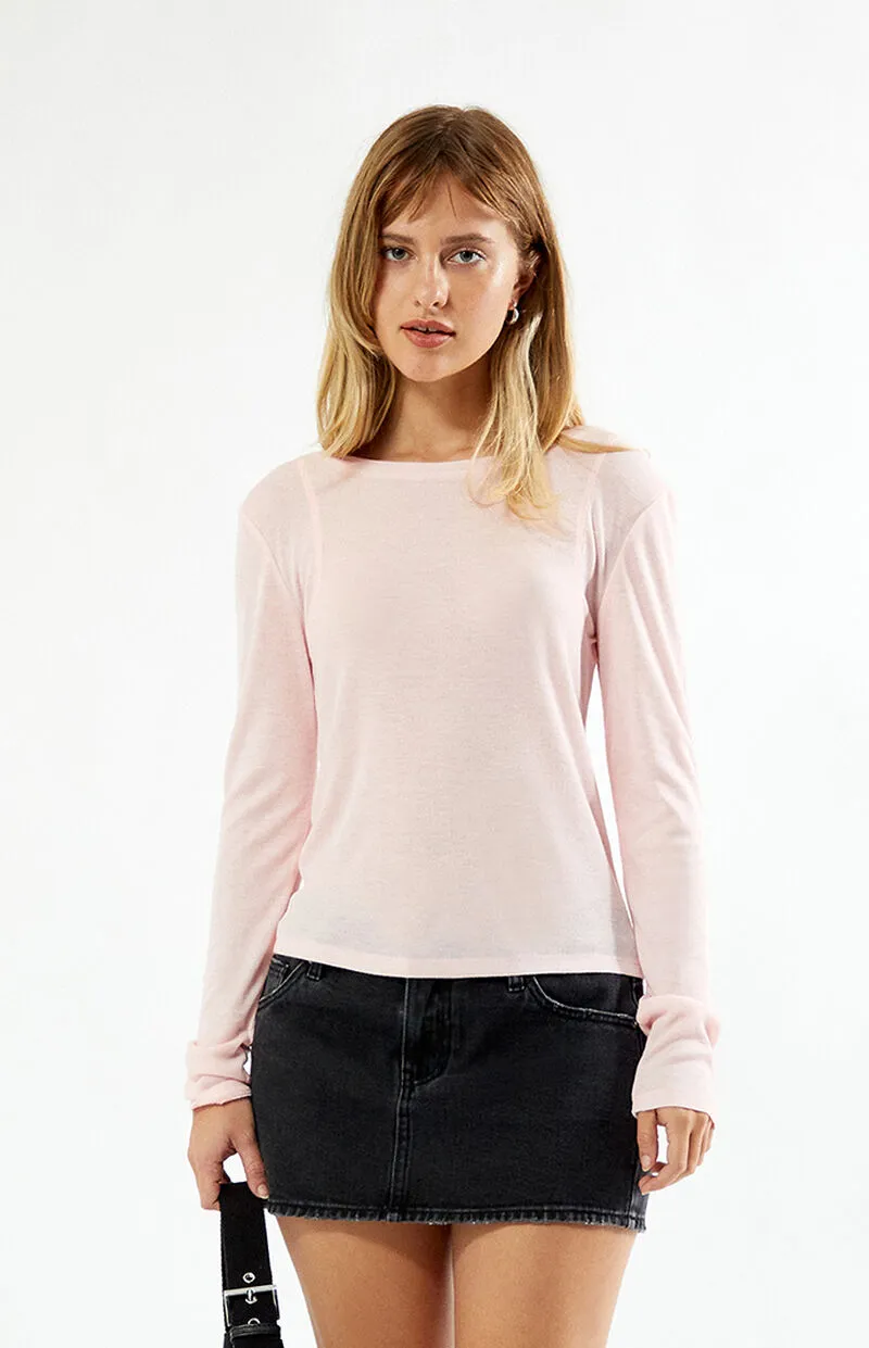 Est. PAC 1980 Ribbed Crew Neck Long Sleeve Top