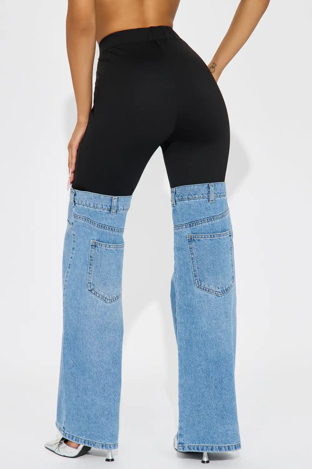 Feeling Some Type Of Way Stretch Flare Jeans - Light Wash