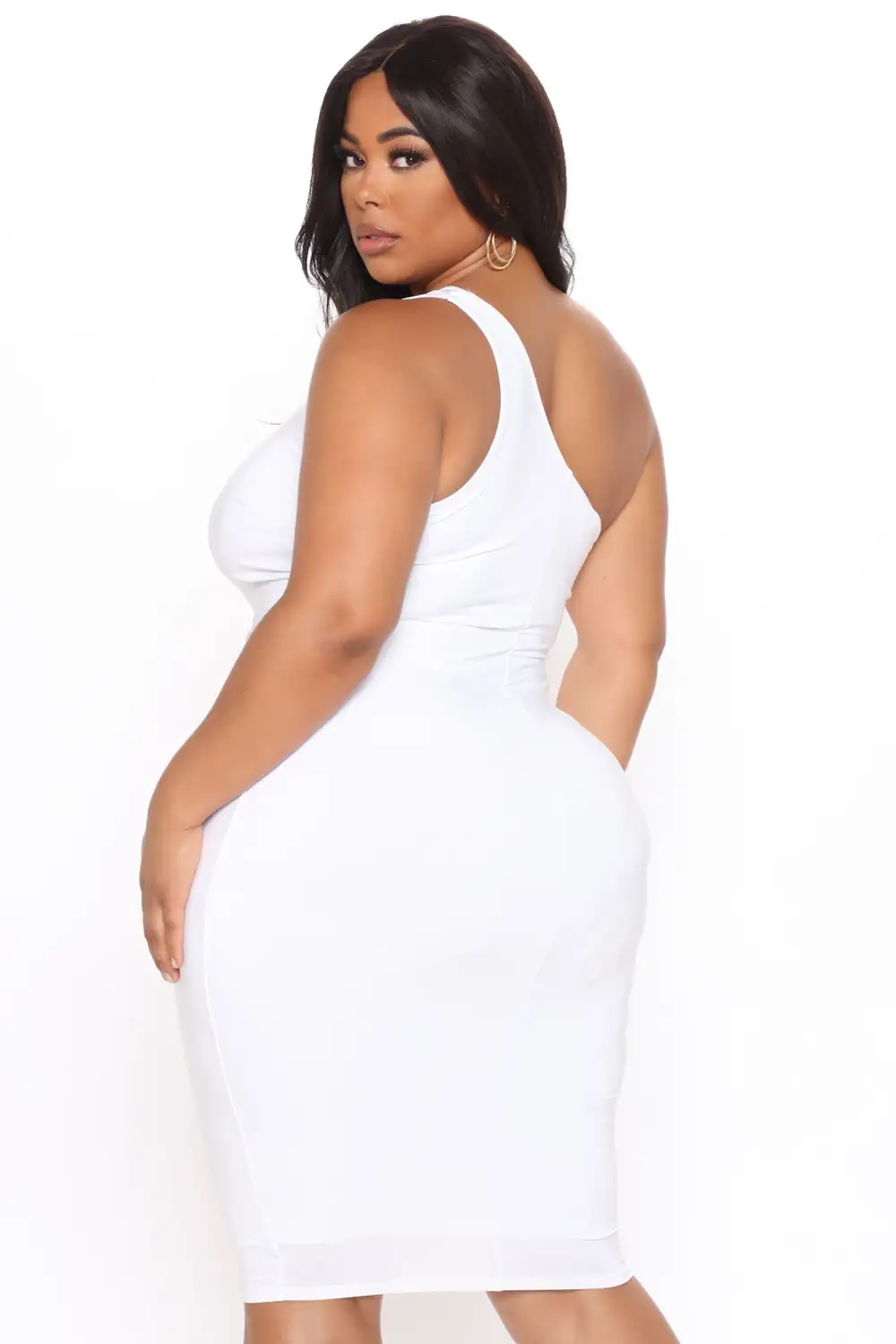 First And Last Midi Dress - White