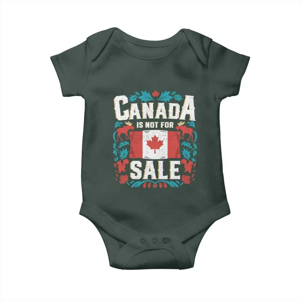 Canada Is Not For Sale Baby Onesie TS02
