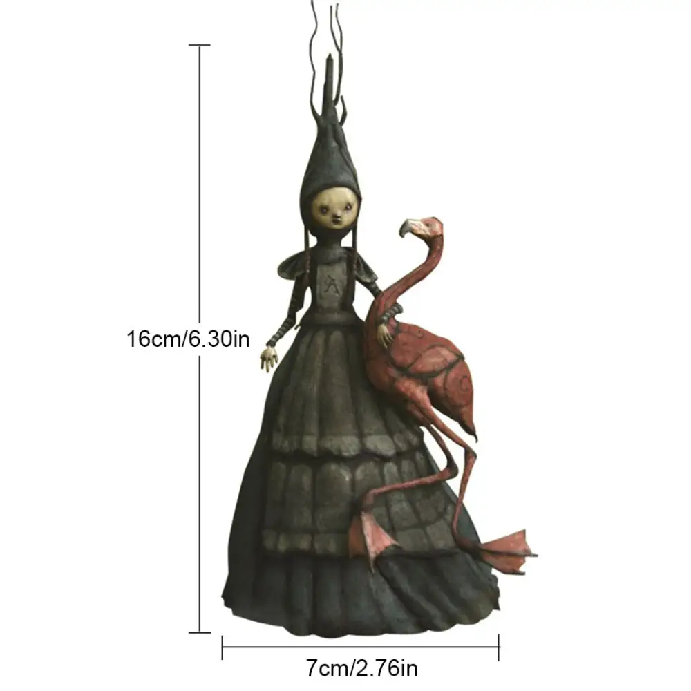 Halloween Witch Figurine Statue Resin Creepy Witch Sculptures Garden Decoration For Home Patio Yard Lawn Porch Garden Decoration