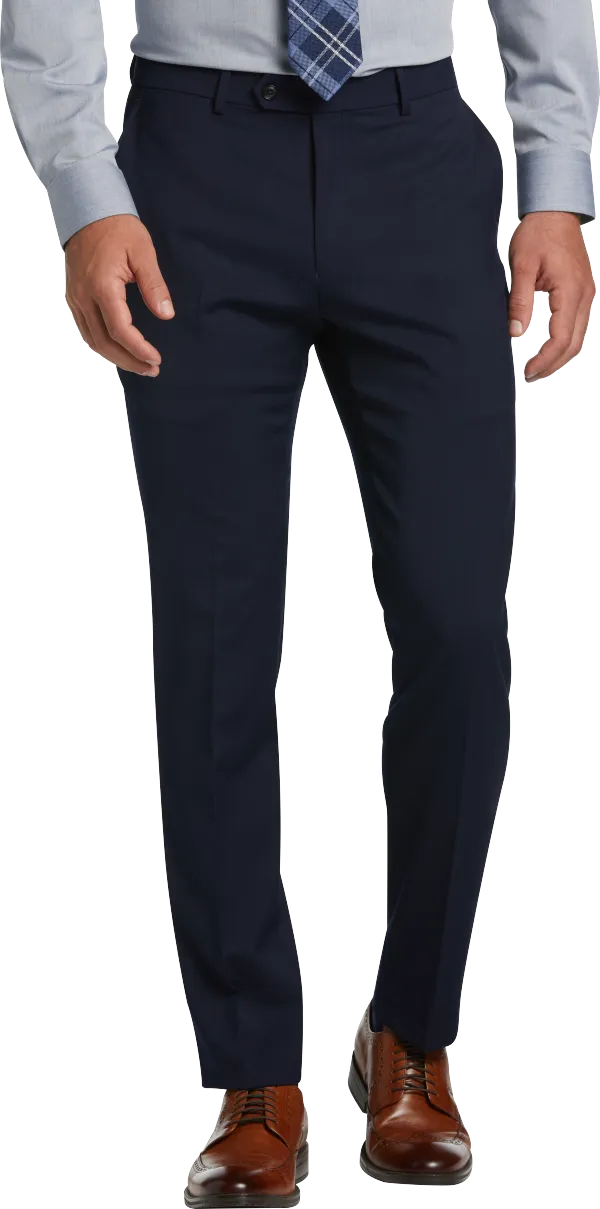 Tommy Hilfiger Modern Fit Wool Blend Suit Pants