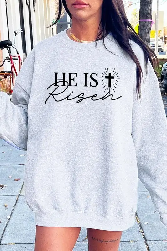 Easy Wear Soft Graphic Pullover Sweatshirt