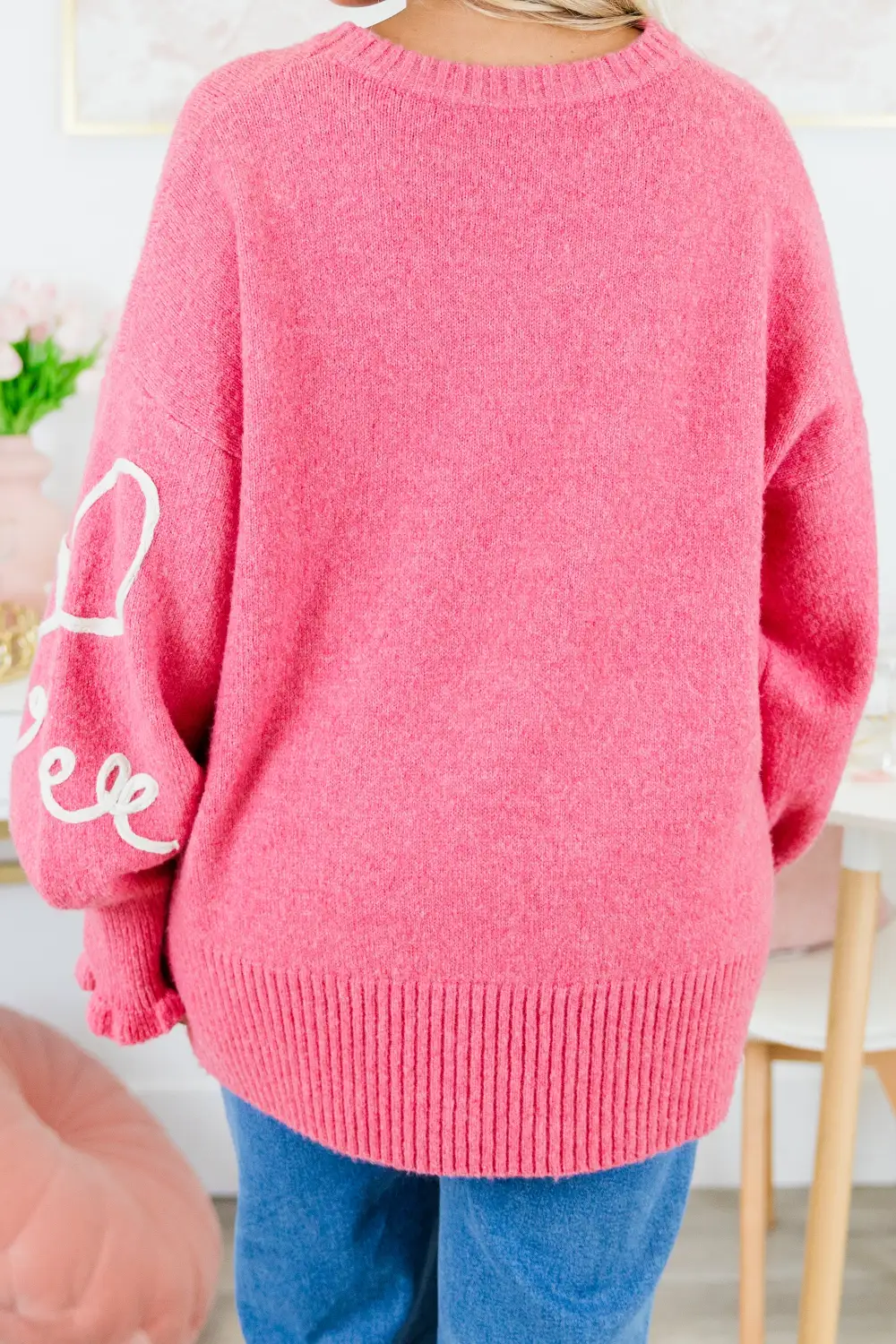 Walk And Sweet Talk Sweater, Pink