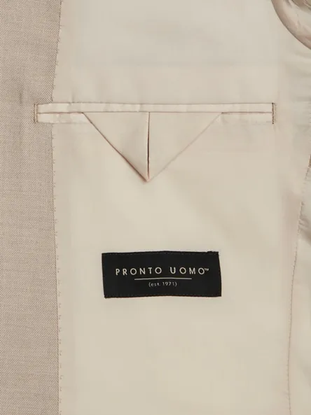 Pronto Uomo Modern Fit Sharkskin Suit Jacket