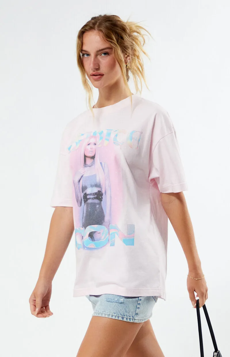 Paris Hilton Bubble Oversized T-Shirt