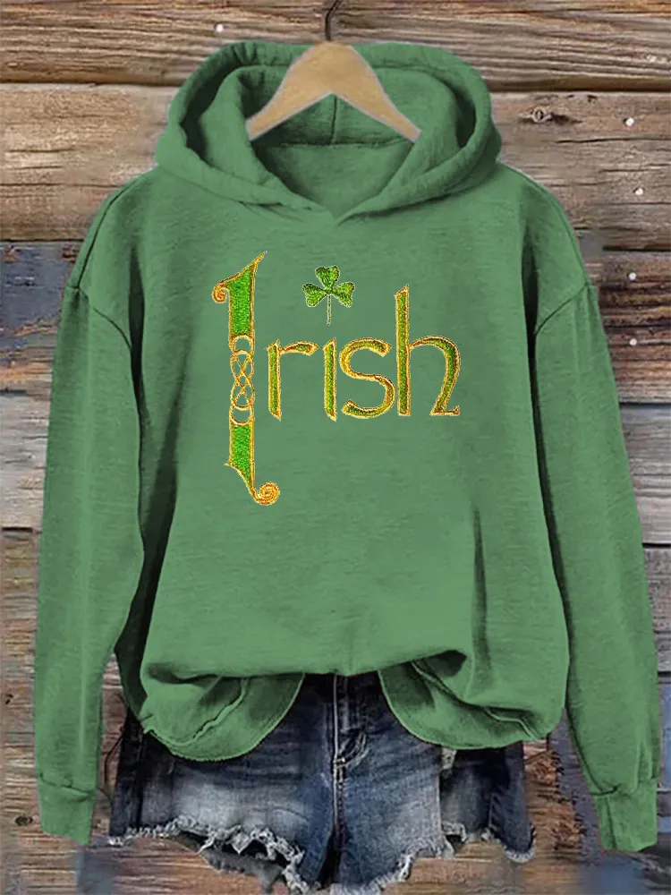 Irish Shamrock  Women's Hoodie
