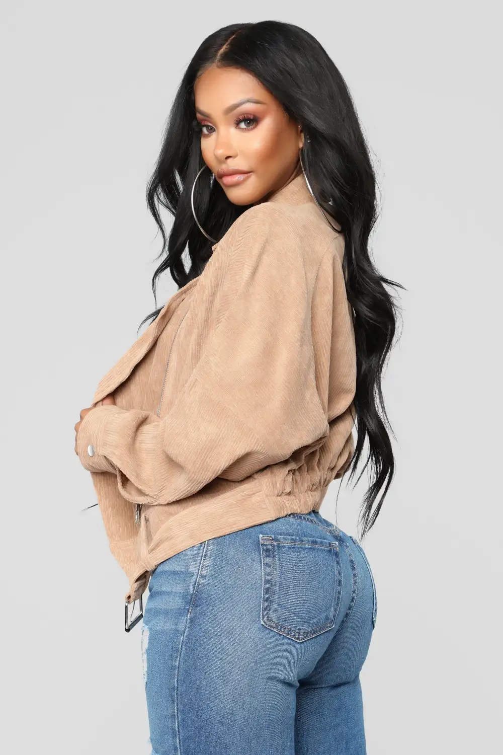 Keep It Together Moto Jacket - Camel