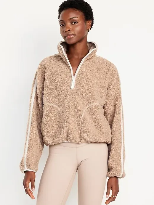 Quarter Zip Turtleneck Pullover