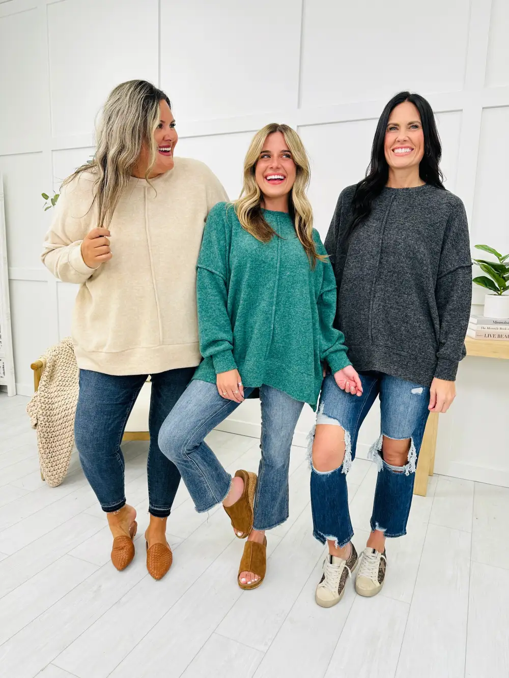 DOORBUSTER! REG/CURVY Give In To You Sweater- Multiple Colors!