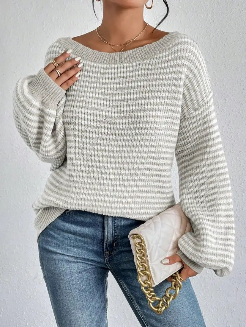 Autumn Striped Sweater