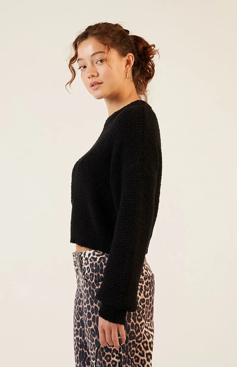 LA Hearts Snug Waffle Knit Sweater