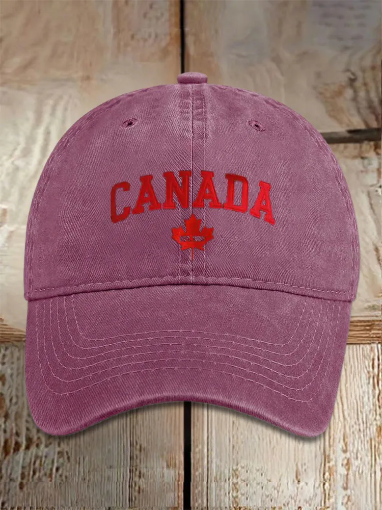 Unisex Canada 1867 Print Baseball Cap