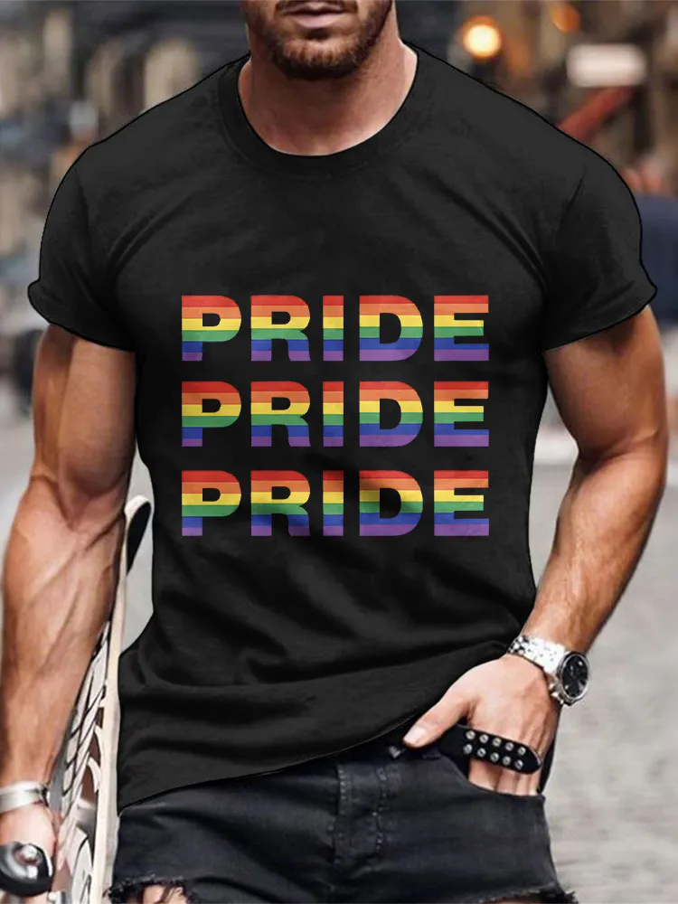 Men'S Pride Month Print T-Shirt