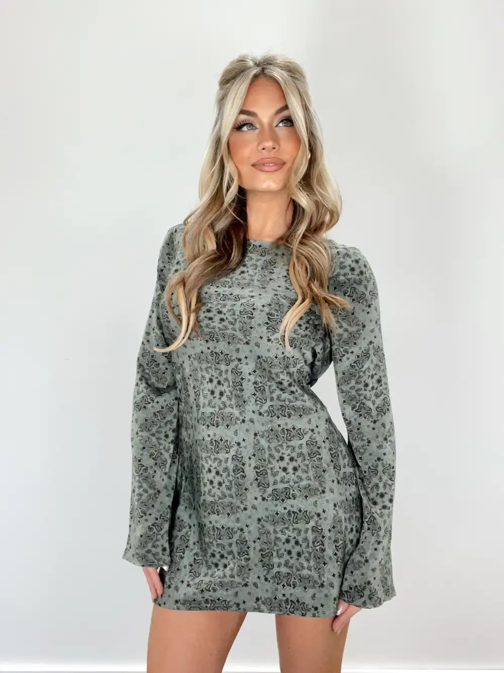 Paisley Party Mini Dress