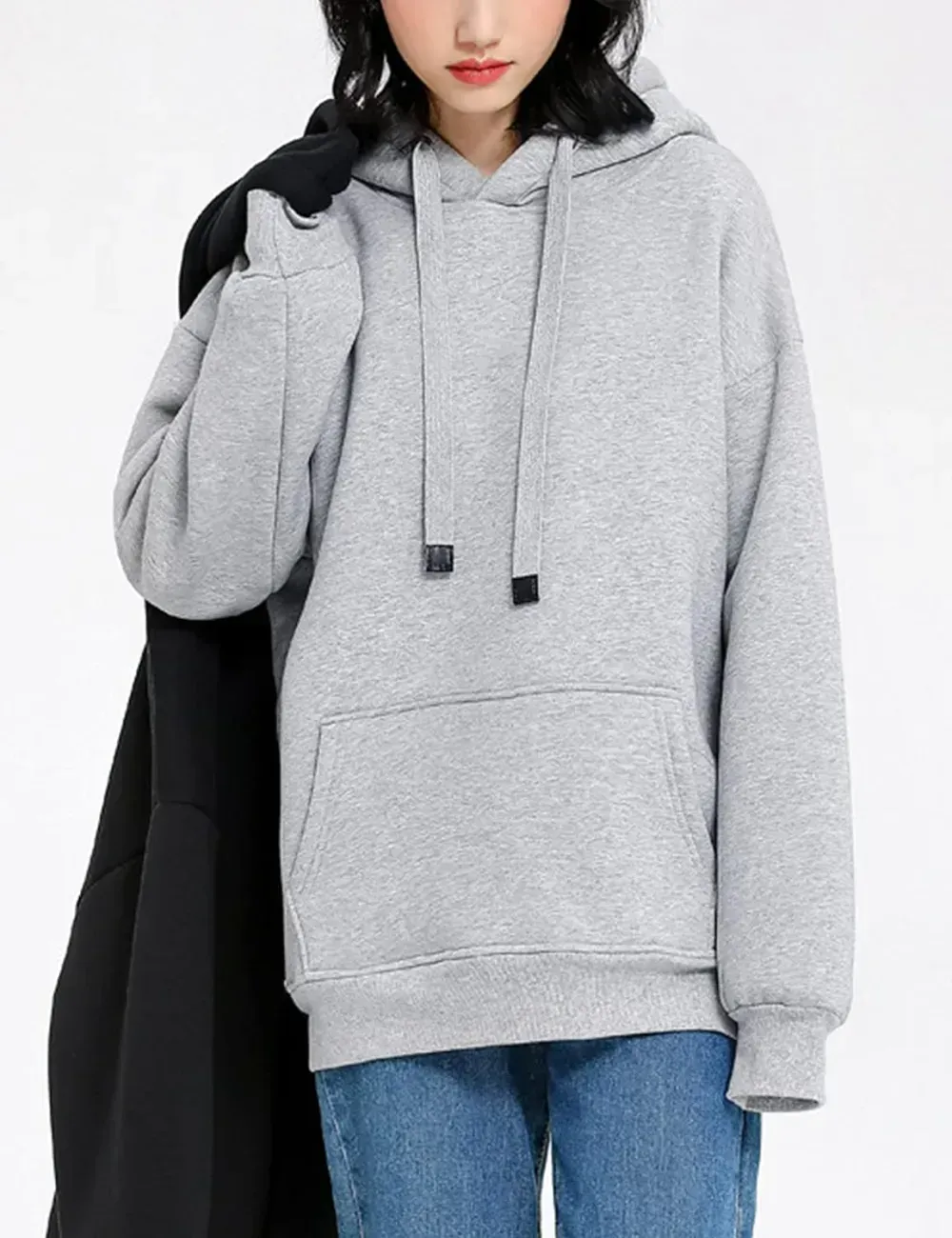 Women's Winter Hoodies Pullover Sherpa Fleece Warm Heavyweight Sweatshirt