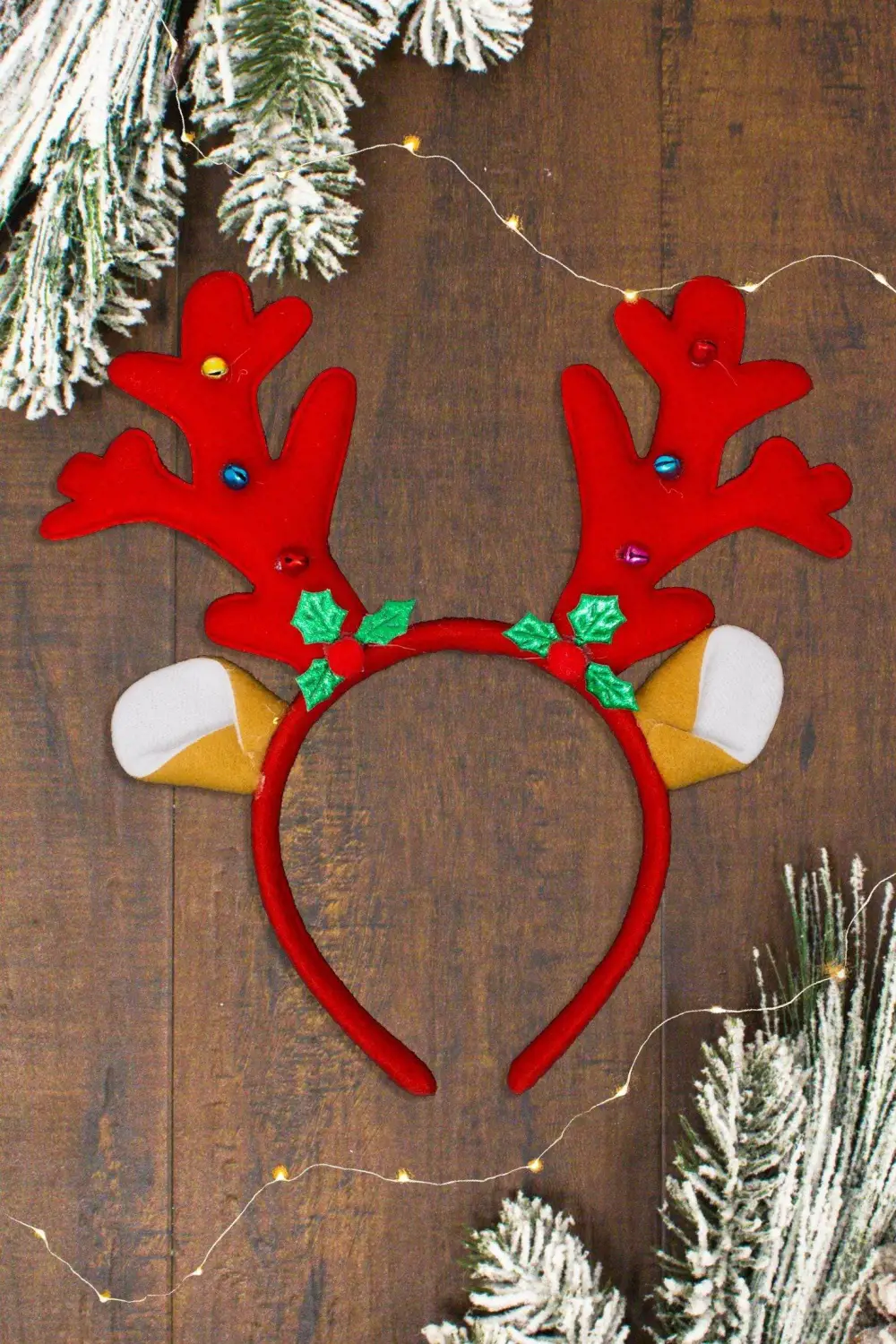 Red Reindeer Headband