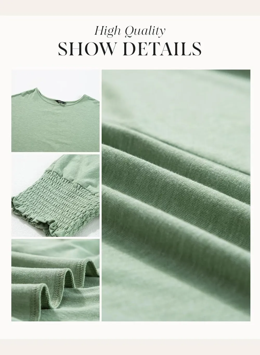 ⏰Hot Sale-2025 Tops 3/4 Sleeve T-Shirts Cute Crewneck Tees Blouses
