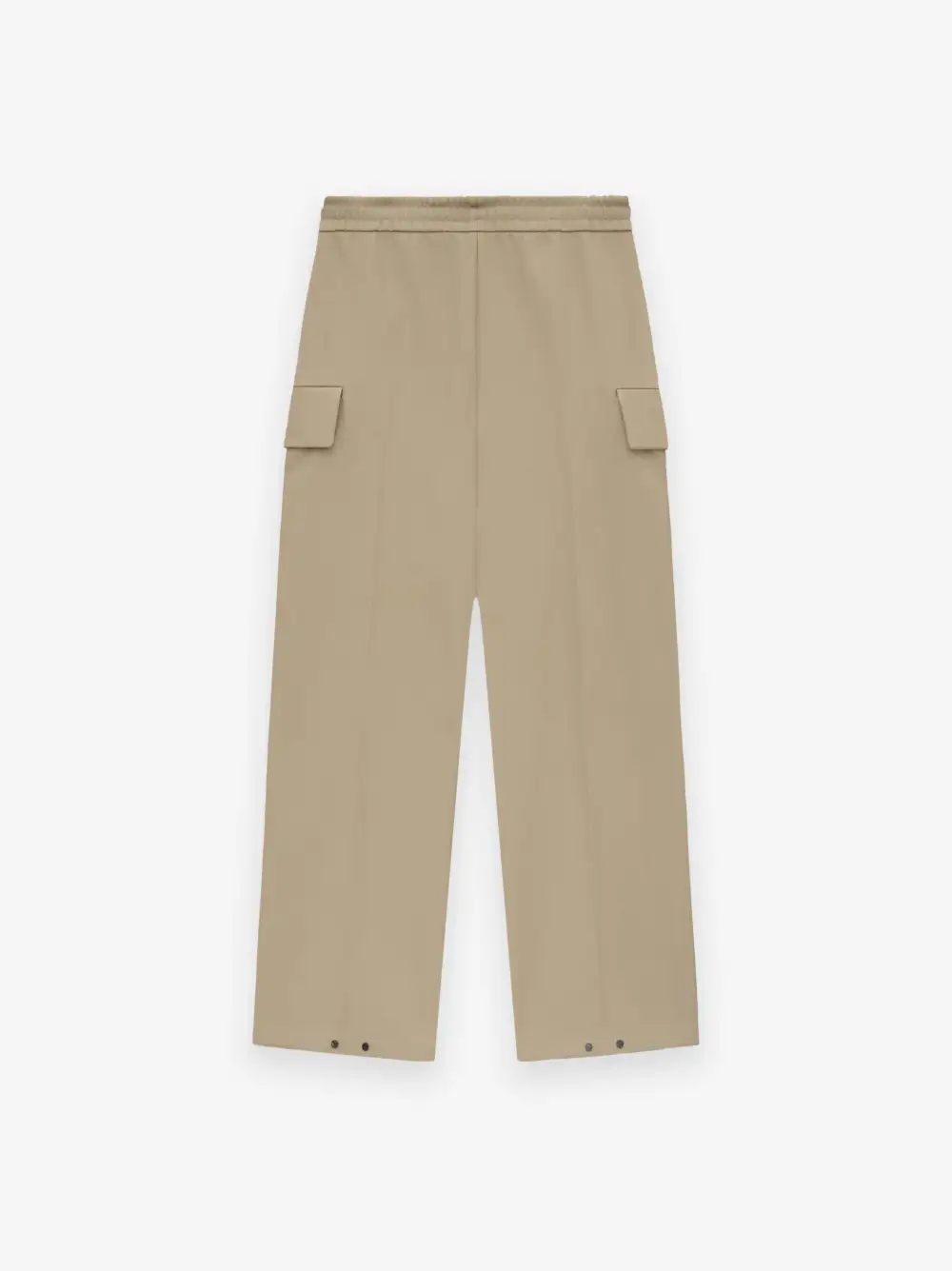 Weighted Twill Wide Leg Cargo Pants