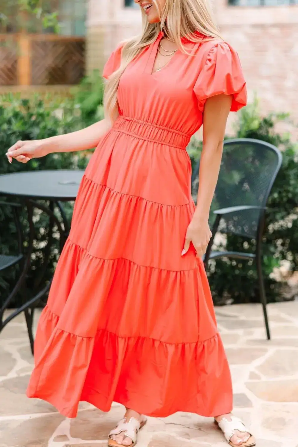 Modern Soft A-Line Maxi Dress