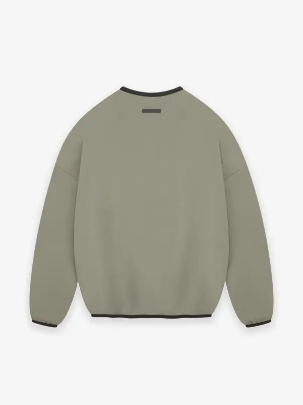 Suede Fleece Crewneck