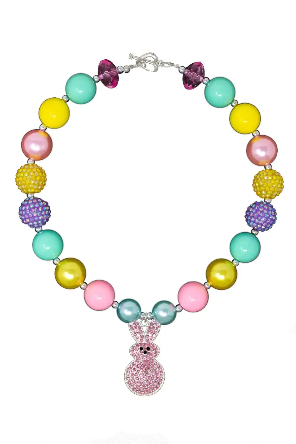 Pastel Bunny Bubblegum Necklace