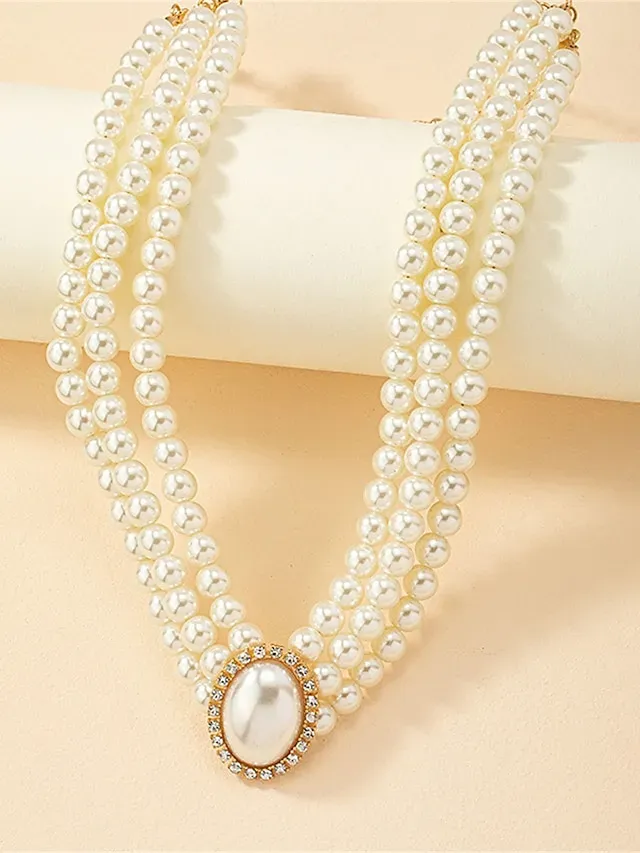 Women's necklace Fashion Wedding Geometry Necklaces