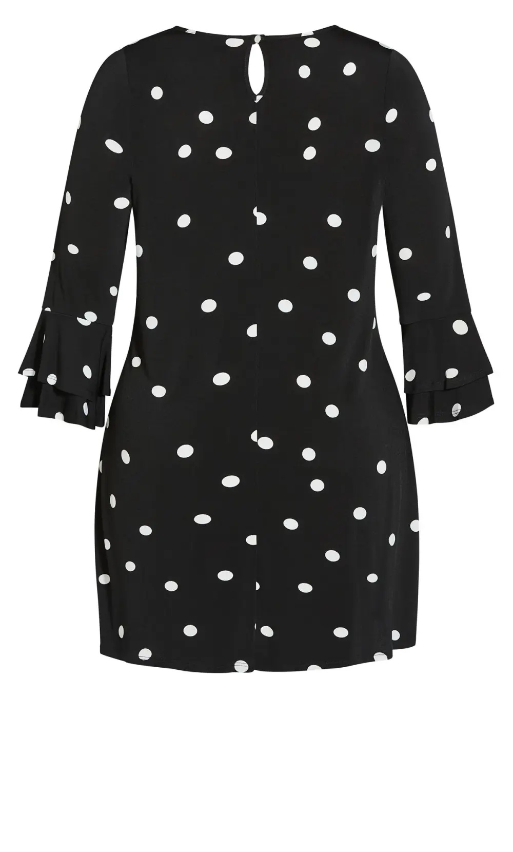 Evans Multi Frill Sleeve Print Dress