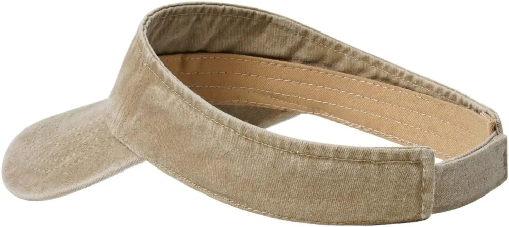 Canada 51st State Denim Visor Hat Adjustable Unisex Golf Sports Empty Top Cap