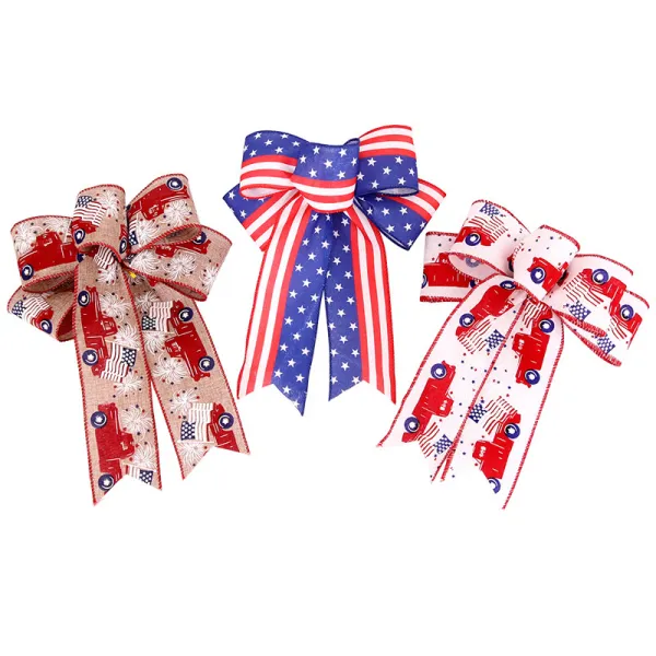 Independence Day Flag Bow