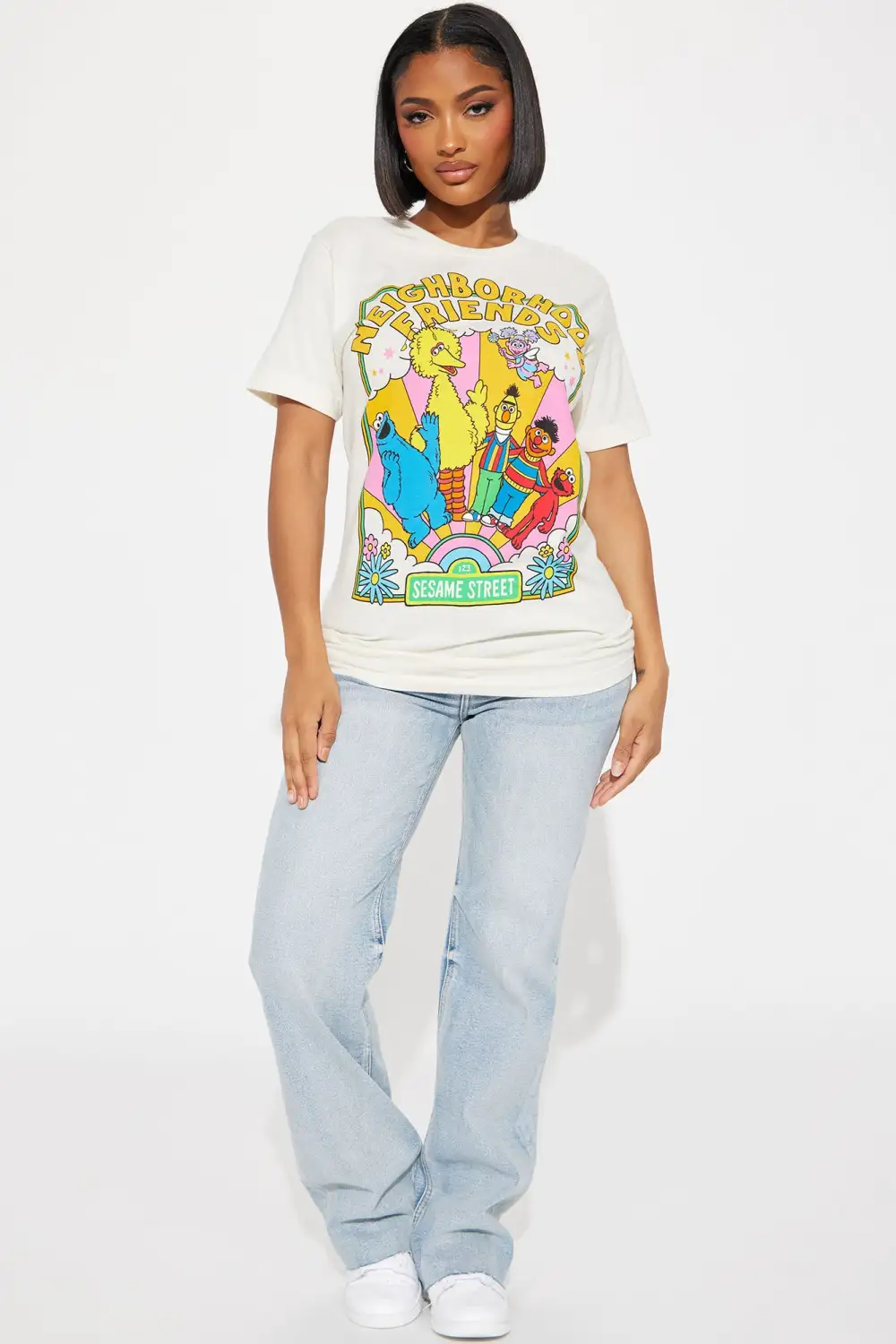 Neighborhood Friends Graphic Tee - Khaki