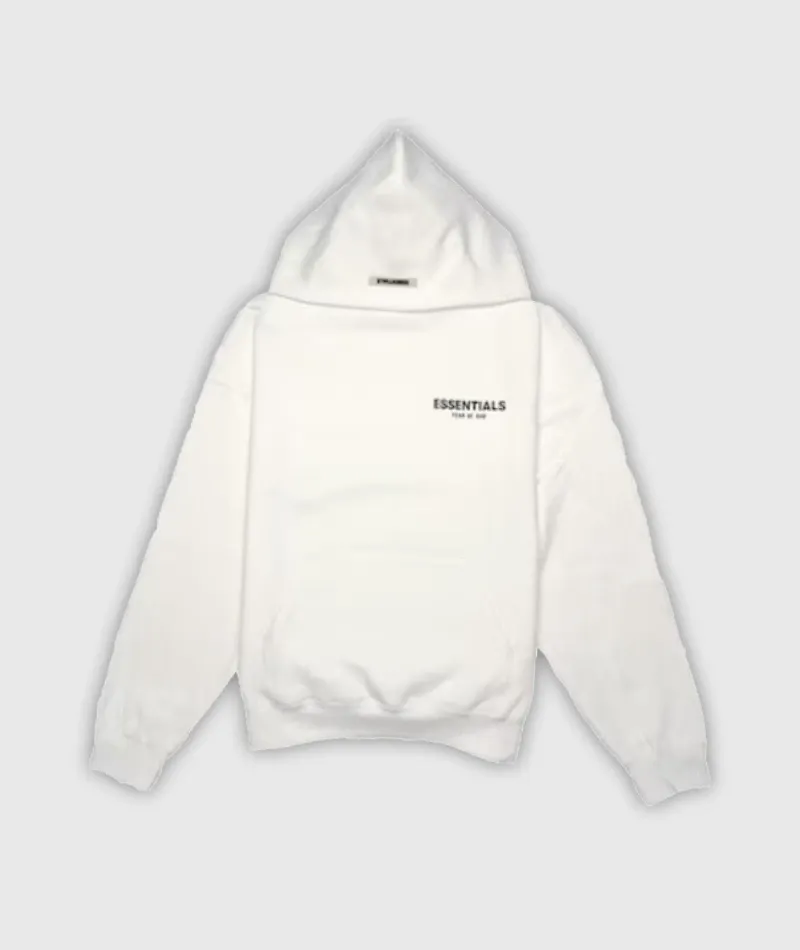 Photo Pullover White Hoodie (FW19)