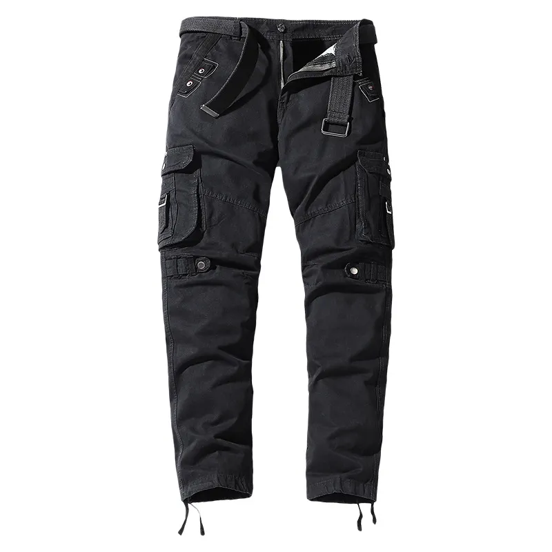 Men's Outdoor Multi-pocket Cotton Cargo Pants