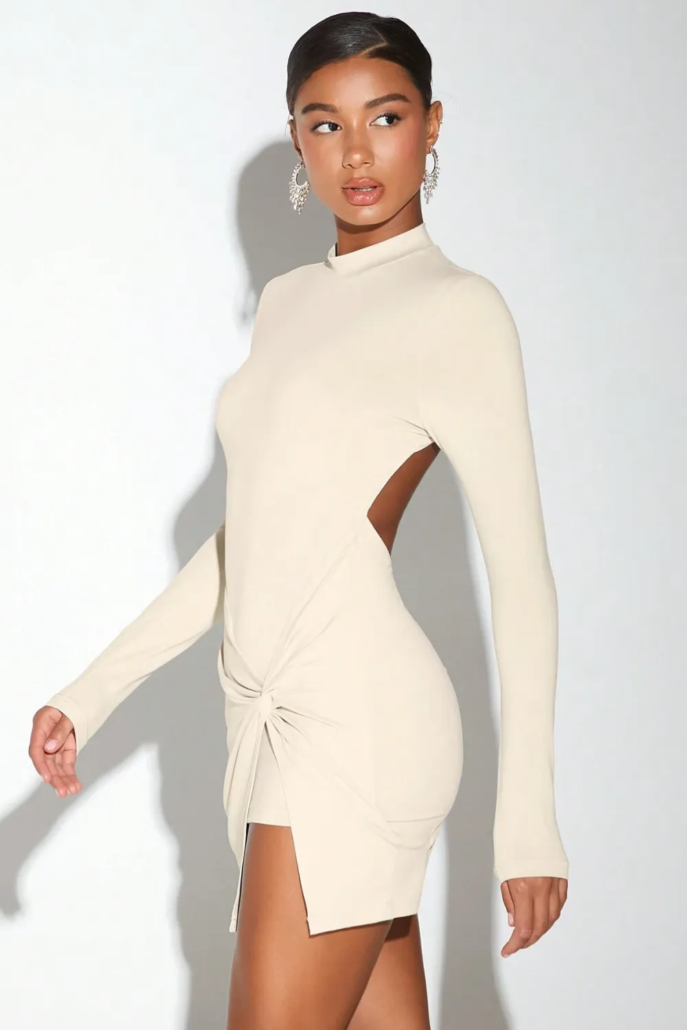 BAE Women's Long Sleeve Backless Dress