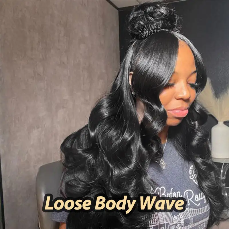 Crazy Sale | Invisi-Strap Snug Fit #1 Jet Black 360 Lace Frontal Human Hair Wig No Code Needed