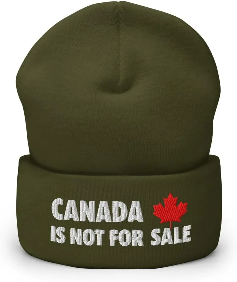 Canada is Not for Sale Proud Canadian Citizens Province Residents Cuffed Beanie