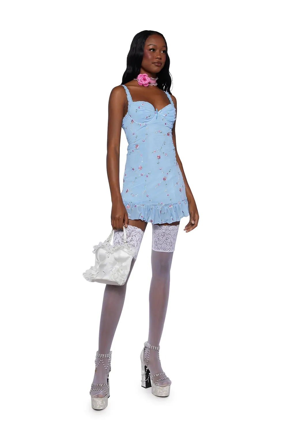 I'M BABY MINI SLIP DRESS
