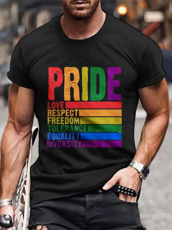 Men'S Pride Month Print T-Shirt