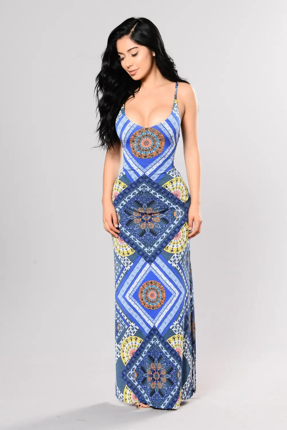 Print Matter Dress - Grey