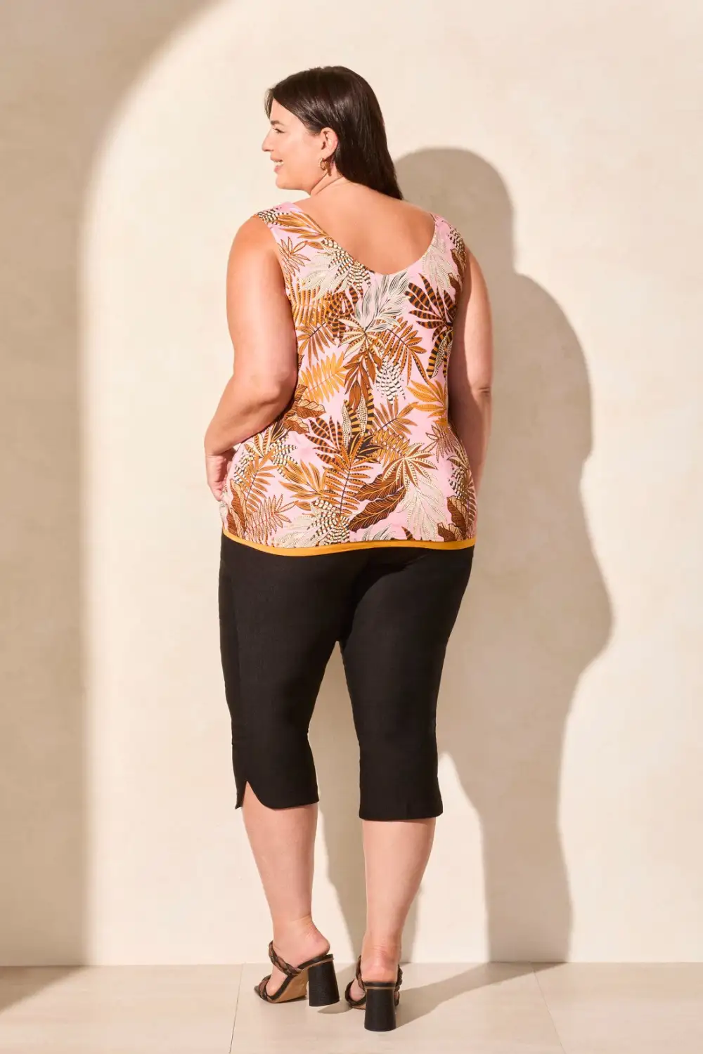 Printed Reversible Camisole-Goldensun