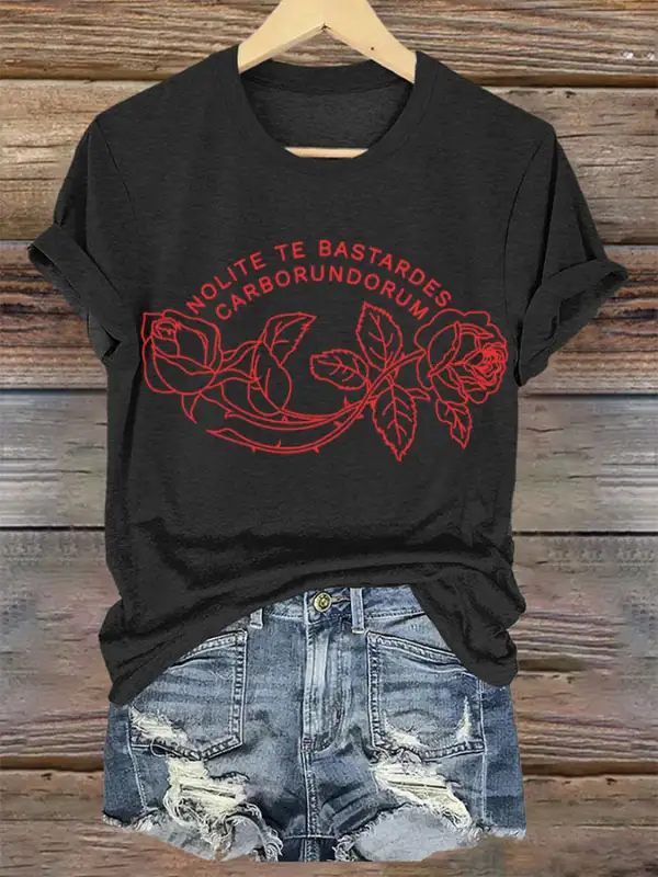 Women's Nolite Te Bastardes Carborundorum Casual Tee