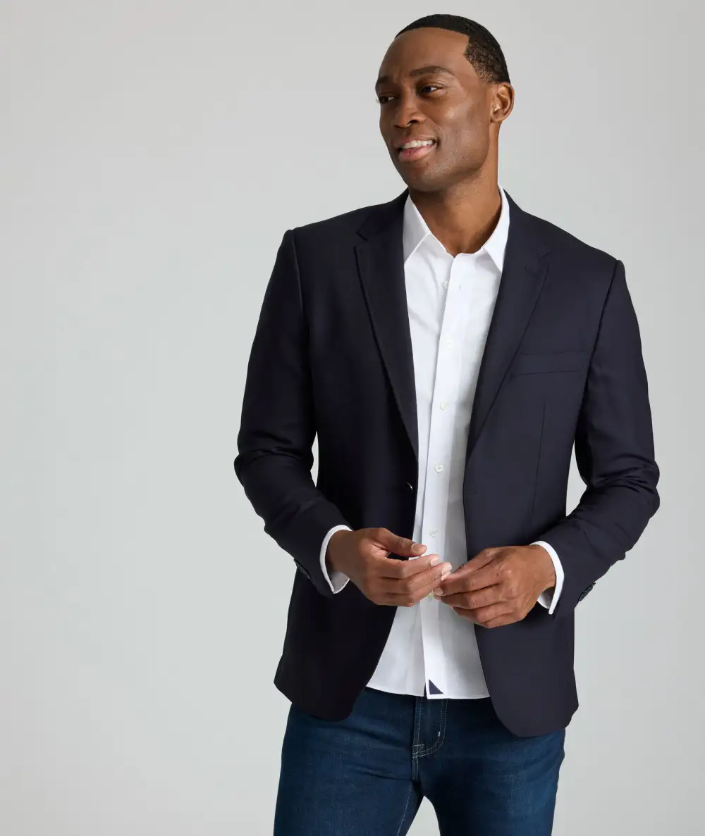 Wrinkle-Resistant Palazzo Sport Coat