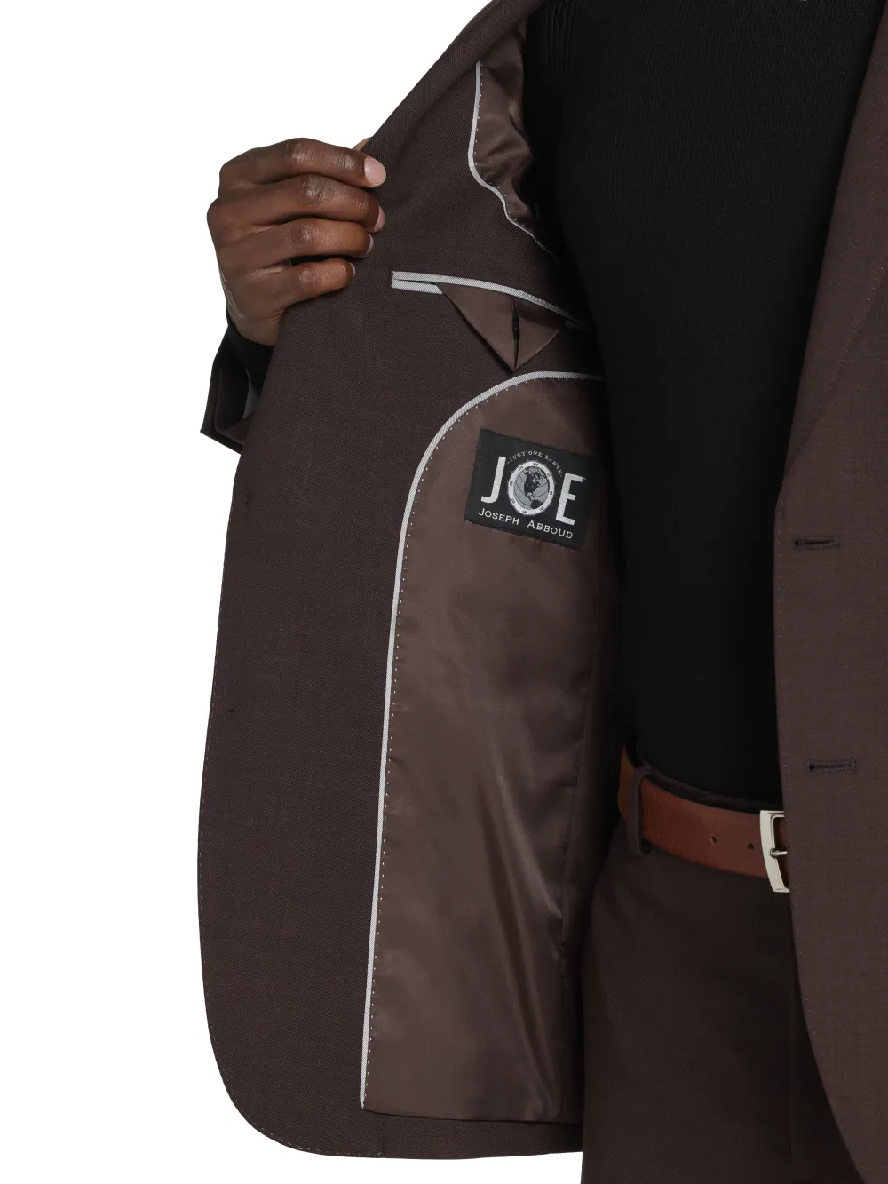 JOE Joseph Abboud Slim Fit Sharkskin Suit Jacket