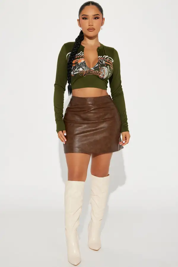 Unlimited Rides Long Sleeve Tee - Olive