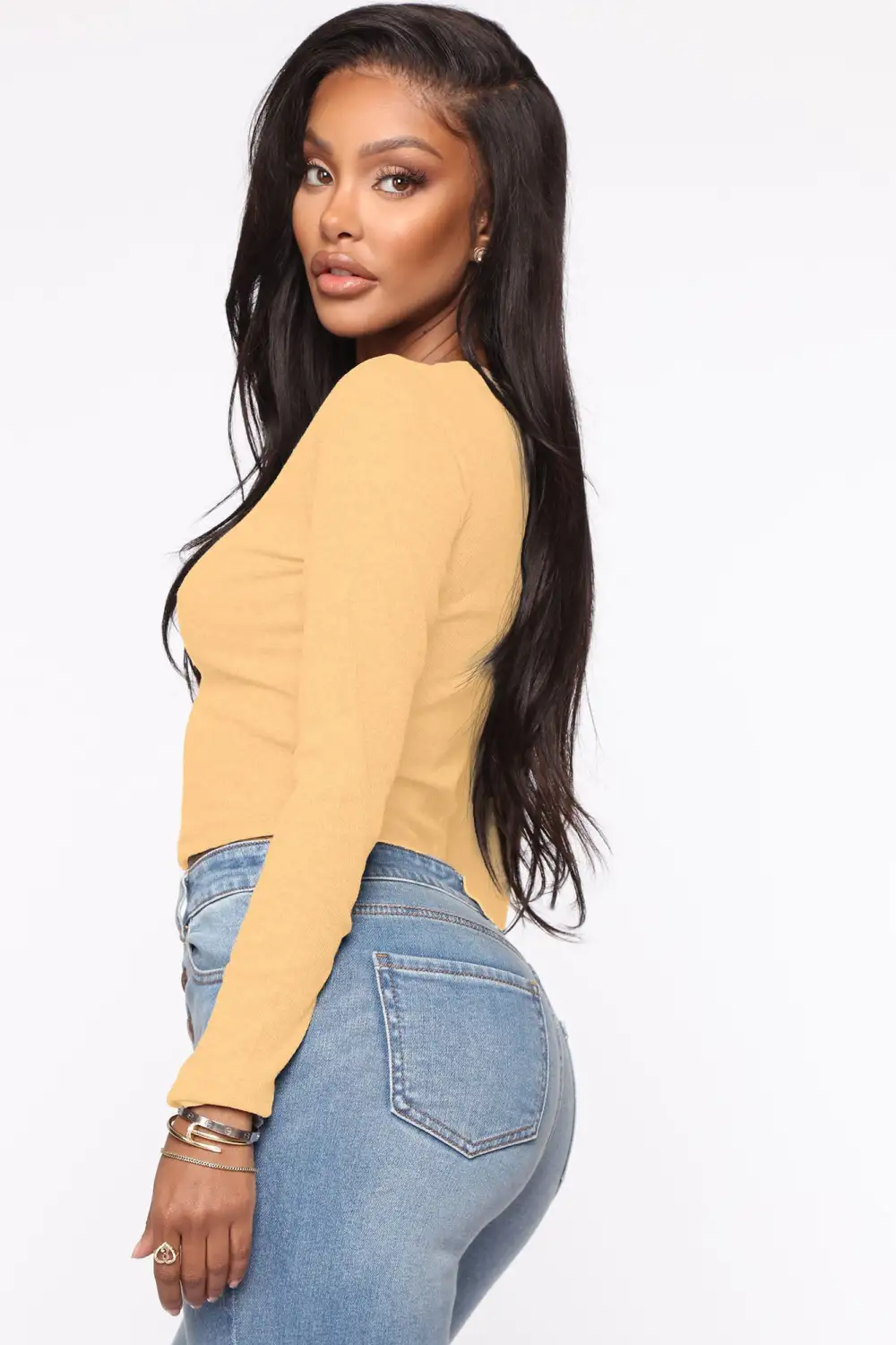 Waiting For You Tee - Mustard