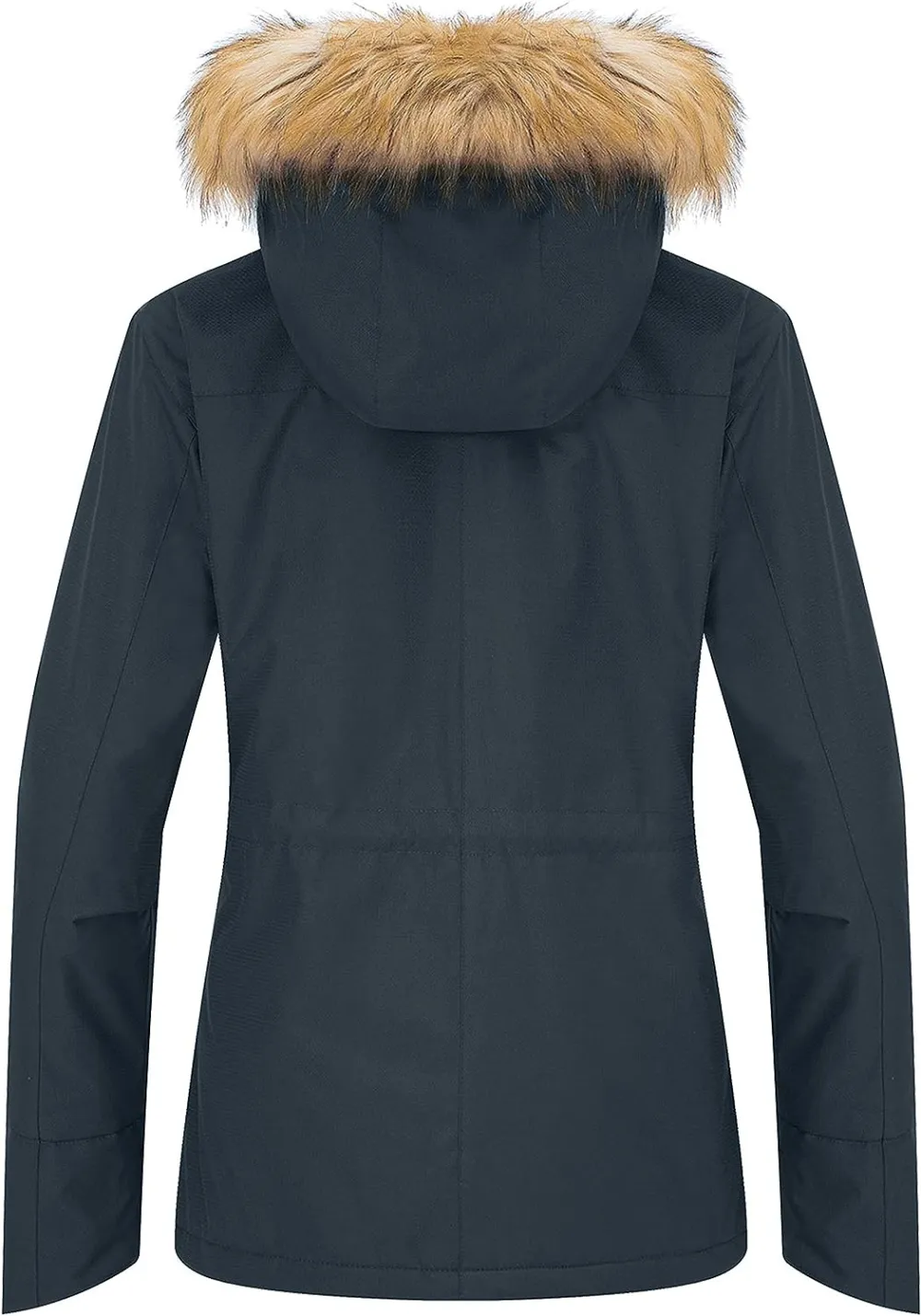 Women's Waterproof Ski Jacket Hooded Winter Snow Coat Mountain Snowboarding Jackets Insulated Fleece Parka