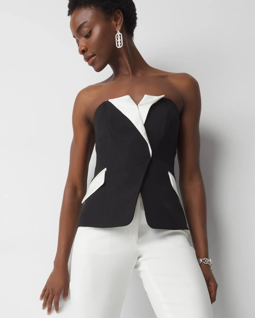 Tuxedo Bustier