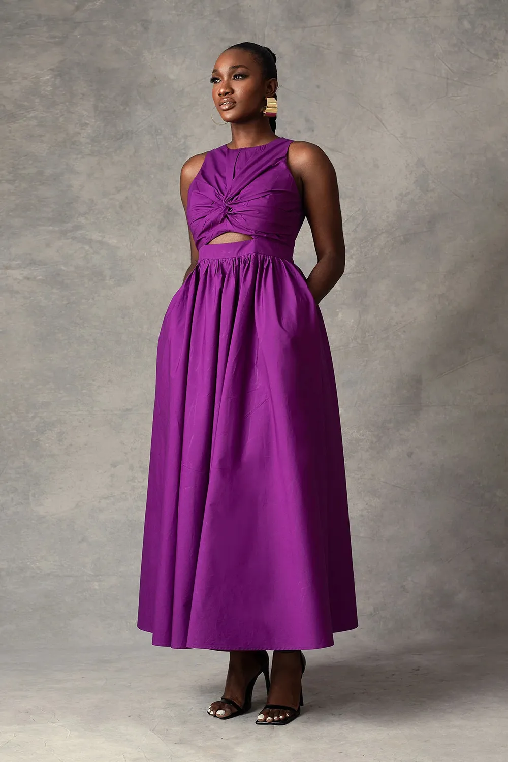 REMI VACATION MAXI DRESS BURNT ORANGE