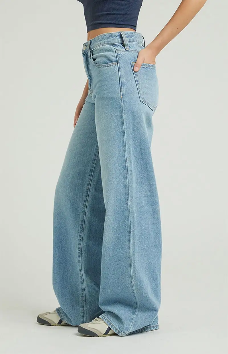 PacSun Jessie High Waisted Baggy Jeans Medium Indigo