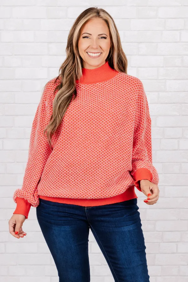 Cherry Picked Sweater, Red